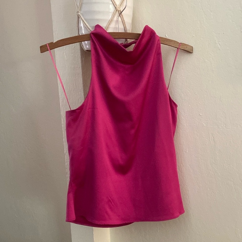 Heartloom Pink Sleeveless open back Top